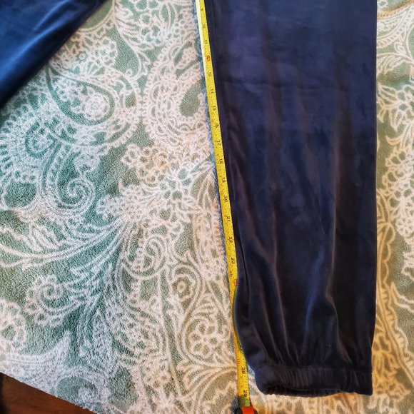 Forever 21 NWT Women's Plus Size 2X Velour Drawstring Navy Blue Joggers Pockets - Picture 10 of 10